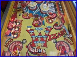 Wizard! By Bally Pinball Machine