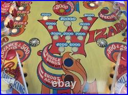 Wizard! By Bally Pinball Machine
