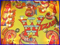 Wizard Pinball Machine 1975 Wizard Pinball Machine 1975