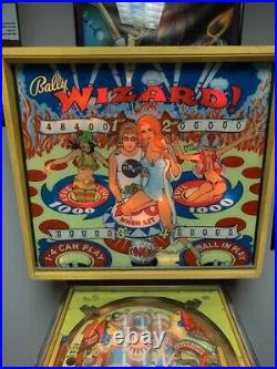 Wizard Tommy Pinball Machine Coin Op Bally 1975 FULLY OPERATIONAL