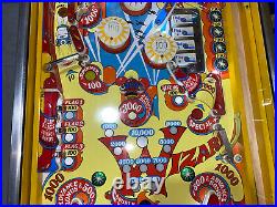 Wizard Tommy Pinball Machine Coin Op Bally 1975 Free Shipping