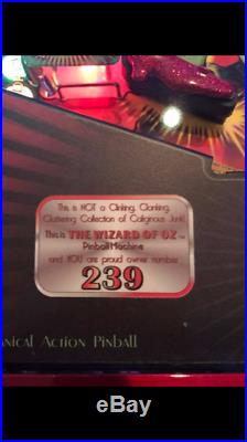 Wizard of Oz Pinball LE 75th Anniversary Edition #'ed 239