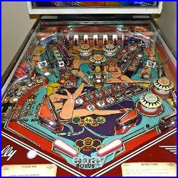 Working Wide Body Bally Future Spa Pinball Machine