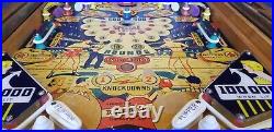 World Champ Woodrail Pinball Machine (Gottlieb) 1957 RESTORED