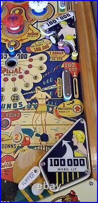 World Champ Woodrail Pinball Machine (Gottlieb) 1957 RESTORED