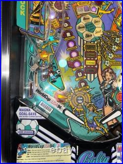 World Cup Soccer 94 Pinball Machine Bally LEDs Orange County Pinballs FREE SHIP