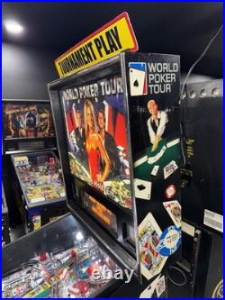 World Poker Tour Pinball Machine Stern Orange County Pinballs Free shipping World Poker Tour Pinball Machine Stern Orange County Pinballs Free shipping