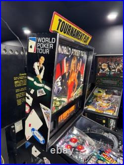 World Poker Tour Pinball Machine Stern Orange County Pinballs Free shipping World Poker Tour Pinball Machine Stern Orange County Pinballs Free shipping