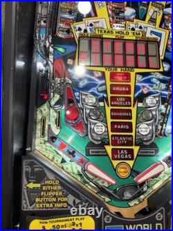 World Poker Tour Pinball Machine Stern Orange County Pinballs Free shipping World Poker Tour Pinball Machine Stern Orange County Pinballs Free shipping