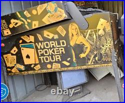 World Series of Poker Pinball Machine for Parts