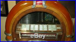 Wurlitzer 750 E jukebox 78 RPM Vinyl selections refurbished beauty wow