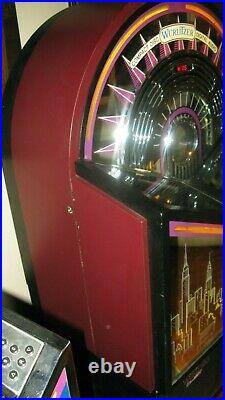 Wurlitzer New York WTC bubbler CD100 jukebox great sound and a beauty