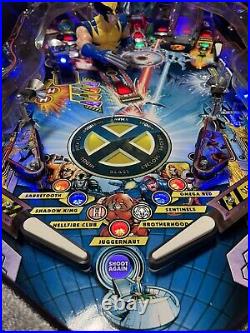 X-men Pro Pinball Machine Stern Dealer Plays Great Full Leds