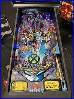 X-men Pro Pinball Machine Stern Dealer Plays Great Full Leds