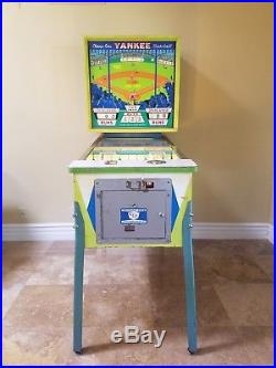 YANKEE BASEBALL CineMasterpieces 1969 VINTAGE PINBALL MACHINE GAME NY YANKEES