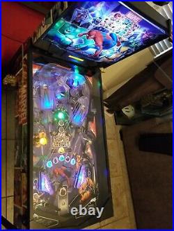 ZIZZLE Marvel Super Heroes Pinball Machine Gameroom Spiderman Rare 2007 3/4 size