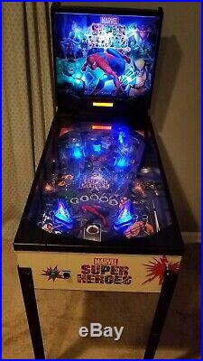 ZIZZLE Marvel Super Heroes Pinball Machine Very RARE. Fast shipping