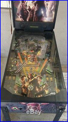 Zizzle Disney's Pirates of the Caribbean Pinball Machine RARE Arcade SEE DES