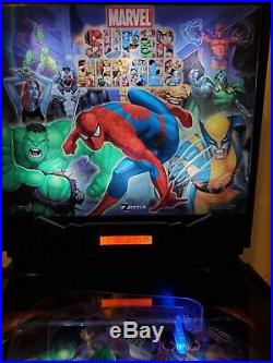 Zizzle Marvel Super Heroes Pinball Machine VERY RARE GREAT CONDITION VERY NICE