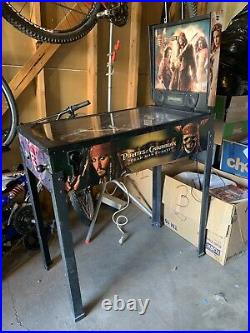 Zizzle Pirates of the Caribbean Dead Mans Chest Pinball Dimensions Below