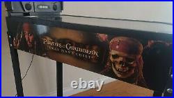 Zizzle Pirates of the Caribbean Dead Mans Chest Pinball Dimensions Below